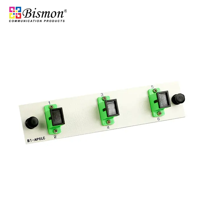 3 SC/APC Snap-in adapter plate Single-mode Simplex Full set